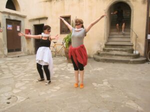 commedia workshop in Italy