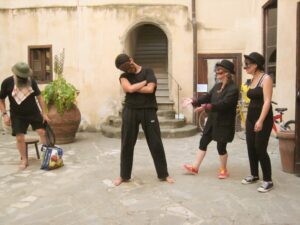 commedia workshop in Florence Italy